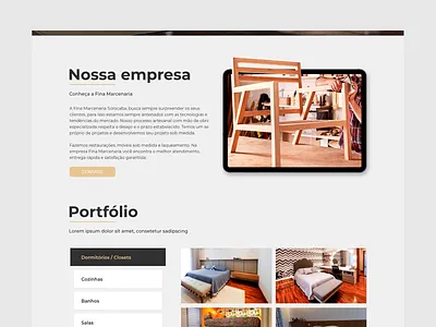 fina marcenaria - woodwork cinza clean ecommerce gray marcenaria store wood