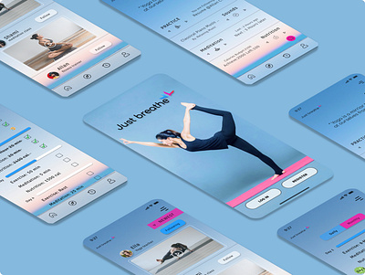 Meditation app meditation app mobile app ui ux