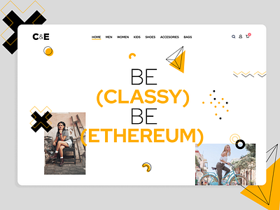 C&G - Landing page app bootstrap branding colors daily ui design gradient landing page logo ui ux web design