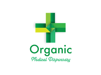 Organic Medical Dispensary branding graphic design logo
