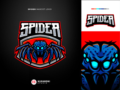 Spider 🕷🕸 - Mascot Logo animation branding cartoon character design esport esports esports logo game gaming gaming logo graphic design illustration logo mascot spider spider logo spider mascot stream vector