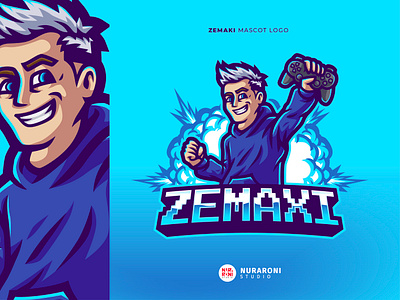 Zemaxi 🎮🎮 - Custom Figure Mascot Logo cartoon character controller design esport esports esports logo esports mascot game gamers gaming gaming logo illustration logo logo design mascot mascot logo streamers streaming vector