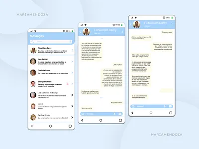 Direct Messaging app dailyui design figma graphic design messa mobile app ui uiux user interface ux