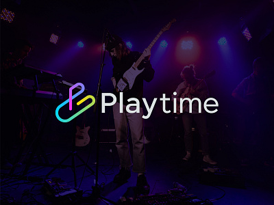 Playtime Logo | Music logo | Modern Logo Design branding branding design business logo icon design logo logo design logo design branding logo trends 2022 logodesign logofolio 2022 logos logotype media logo minimalist logo modern logo music logo p letter logo p modern logo song logo visual identity