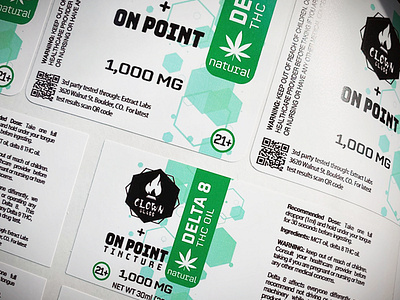 On Point CBD Packaging branding cbd design labels packaging