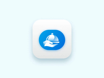 Room Service Modern App Icon app icon best icon designer brand branding creative icon food and restaurant icon gradient app icon hotel service icon icon icon design mark modern app icon restaurant icon room service room service icon service icon symbol trendy app icon unique app icon