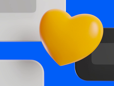 💛 The Pulse 3d beat c4d coronarender heart illustration motion pulse ui