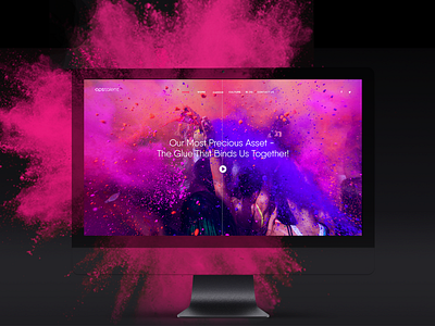 Opstalent website adobe agency bagstudios black design digital futuristic graphic design minimal ui ux