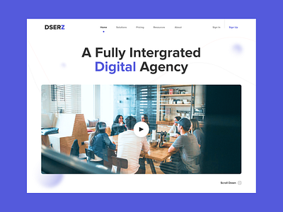 DSERZ - Digital Agency app design app web app branding business clean clean design clean header clean hero clean web clean web digital digital agency header it minimal typography ui uiux ux web app web design