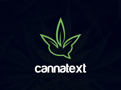 CANNABIS+CHAT LOGO DESIGN | MINIMALIST LOGO brand identity cannab cannabis chat cannabis creative logo design flat logo logo logo design marijuana logo minimal logo minimalist logo minimal cannabis modern logo professional logo