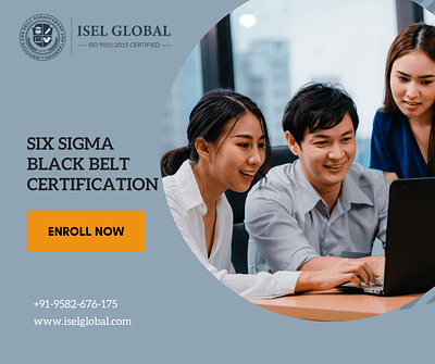Certified in six sigma black belt with ISEL Global sixsigmablackbelt sixsigmacertificationonline