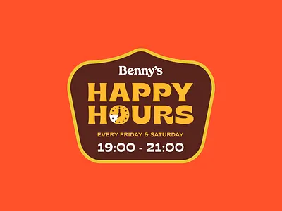 Happy Hours badge bar beer branding cheers clock design drink happyhour illustration illustrator label logo pub sticker time type typography vector