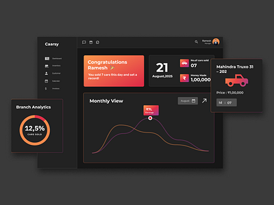 Caarsy - Dealership Management System art branding design graphic design illustration logo minimal typography ui vector