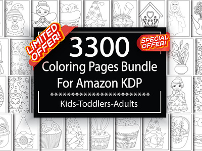 3000+Coloring Pages for Amazon KDP