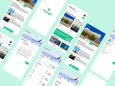 Voyager design mobile design mobile ui travel app ui ui design uiux
