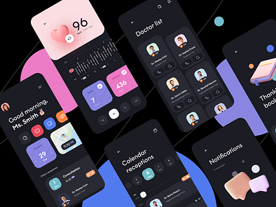 Medical app - Mobile app app app design health healthcare healthcare app medecine medical medical app mobile app mobile app design mobile design mobile ui