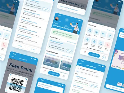 Redesign - PeduliLindungi App ui ux