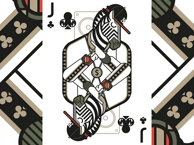 Zebra Jack of Clubs - HYPEBEAST PLAYING CARDS adobe apparel character clubs flat hiphop hype hypebeast illustration illustrator jack linear playing cards poker streetwear style supreme swag vector zebra