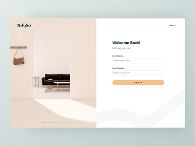 🔐 Login Page - Dybo, designed in Figma dashboard login design login login ui sign in ui ui design ux web website website login ui