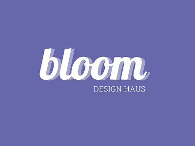 BLOOM DESIGN HAUS logo #veriperi animation branding design graphic design illustration interior architecture logo motion graphics pantone ui veriperi