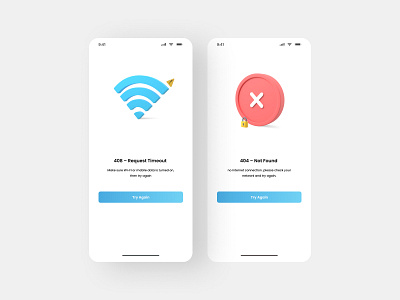 con-nect (error page) app connection cool design designer error errrorpage illustration minimalist mobile not found request timeout ui uidesign uiuxdesign ux wifi