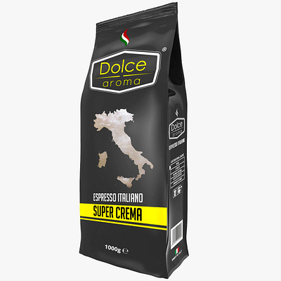 Dolce Aroma Packaging Design beverage branding coffee design graphic design illustration logo vector