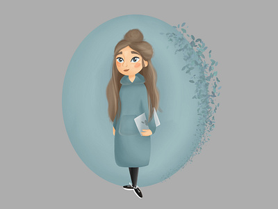 Girl character girl illustration people person