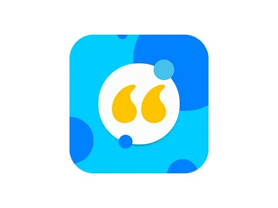 daily quote app launcher icon app branding design graphic design icon logo ui