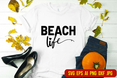 Beach Life SVG, vacay mode, Holiday SVG, Summer T-Shirt Design eat sleep fish graphic design logo pineapple svg typography vector