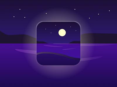 Meditation App Icon _ Before Sleep 005 app app icon dailyui dailyui005 figma meditation sleep ui ux