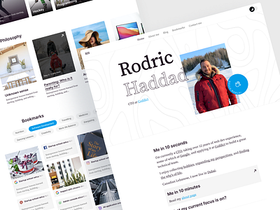 Personal Creative Website app app design corporate creative design developer landing page personal portfolio product ui ux web design website