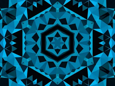 Blue abstract geometric background 3d graphic design illustration
