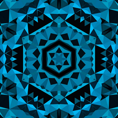 Blue abstract geometric background 3d graphic design illustration