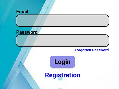 Login page design icon ui ux