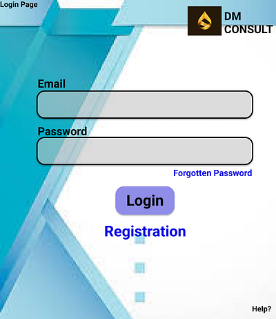 Login page design icon ui ux