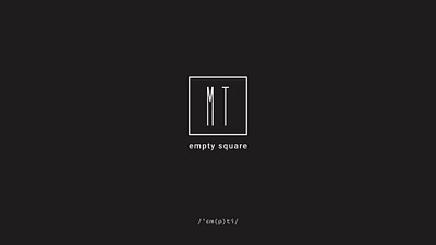 eMpTy square branding logo