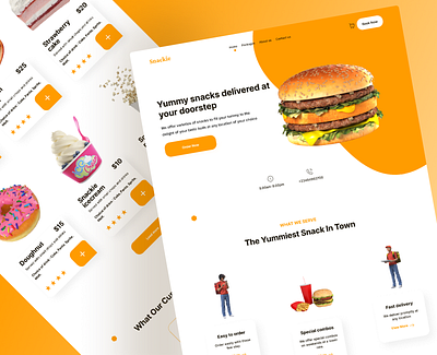 Food Landing Page ui