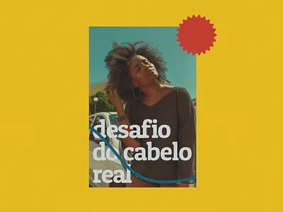 Desafio do Cabelo Real Visual Identity branding design logo typography