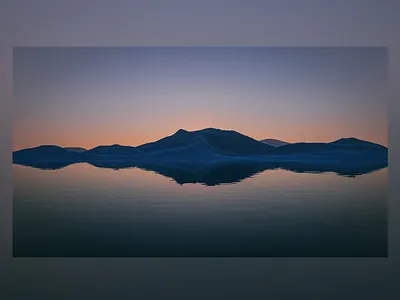 Velvet Hills blue hills illustration landscape