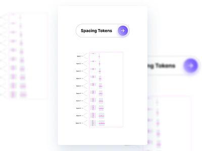 Spacing Tokens beauty product branding design illustration logo spacing tokens typography ui ux vector website