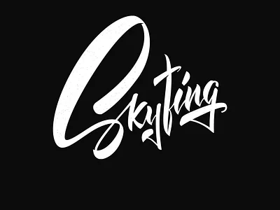 Skyting – FilmCo branding calligraphy film lettering logo photologo shoot surfing