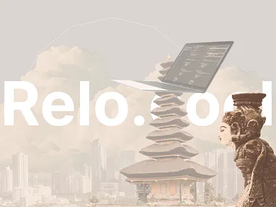 Relo.cool design flat identity illustration logo minimal type typography ui web