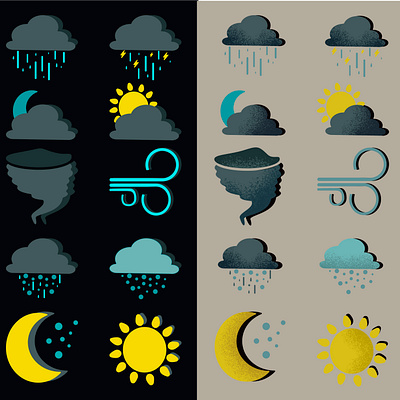 Weather and Seasons in icons adobe blue button cartoon clouds daily icons graphicdesign graphics icon design iconography illustraion infographic rain seasonal design art sky sun weather weather and seasons weather icons wind