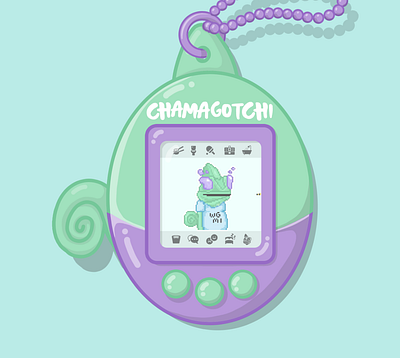 Chamagotchi NFT illustration nft pixel art