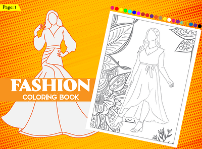 Beautiful Adult Fashion Coloring Page adults coloring books beautiful book color me fashion beauty coloring coloring book for adults coloring pages for adults fashion book fashion coloring book fashion coloring book for girls fashion coloring page fashion sketchbook coloring girl fashion coloring pages kdp interior page vogue coloring book vogue fashion coloring book