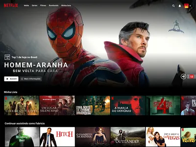 Netflix Interface design netflix redesign ui ux website
