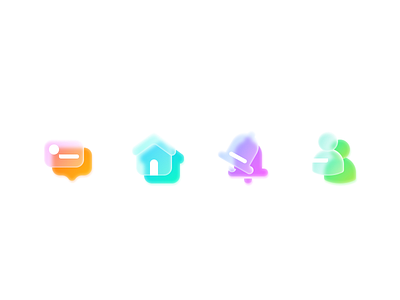 Super Glassmorphism Icons Set blur figma frosted glass glassmorphism icons iconset iconspack super uidesign