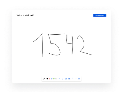 Whiteboard Mode (Pen Tools) answer education figma lecture lesson mode online pen question school tool tools ui white