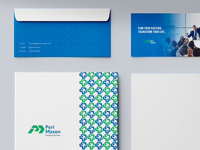 Peri Mason stationery bluelogo branddesign brandidentity branding brandstationery businesscard design graphic design greenlogo logo logodesign logotype professionallogo stationery