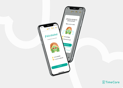Virtual Pet- TimeCare app branding design graphic design health mobile pet ui user experience ux work